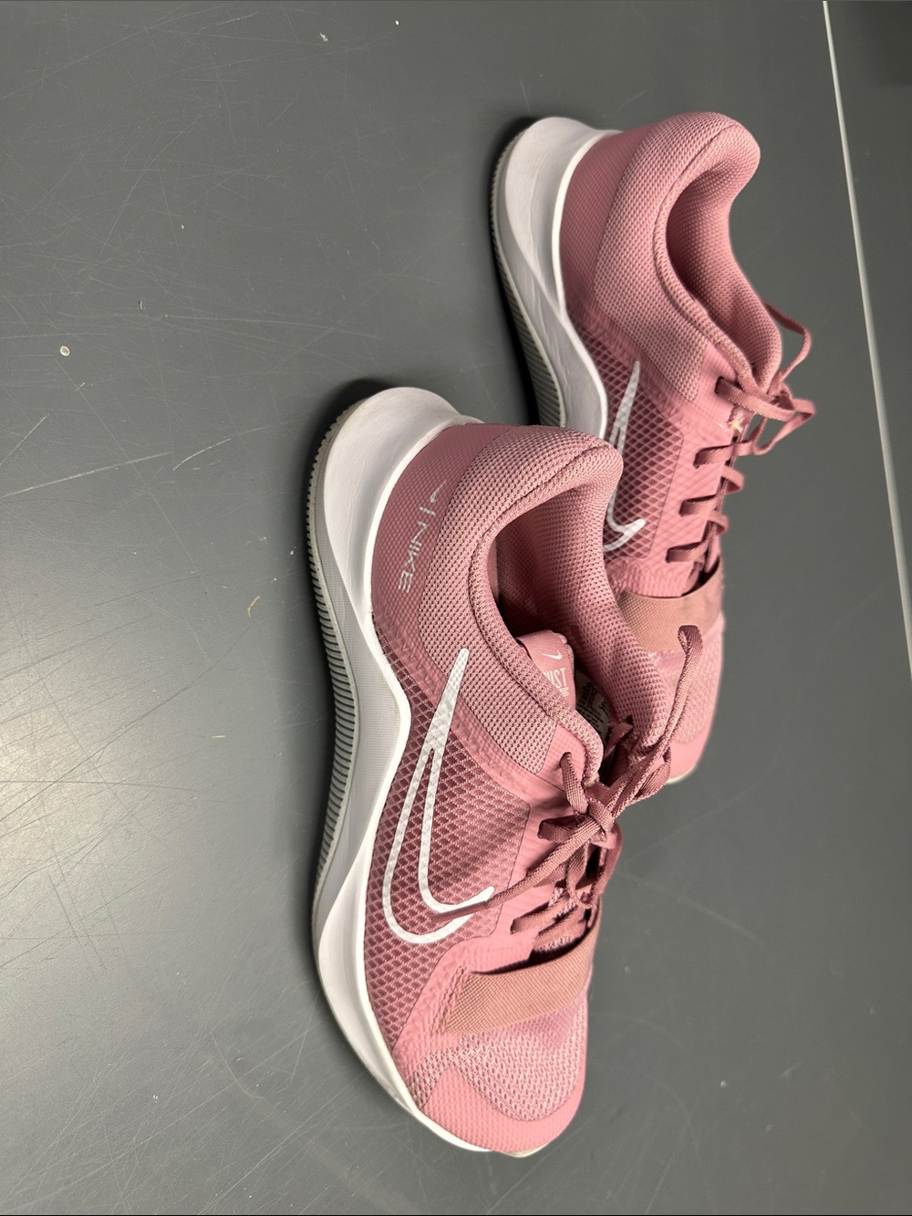 Nike Women's Dusty Pink Mesh Running Sneakers
